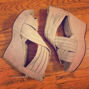 H&M Thick-strapped Wedges