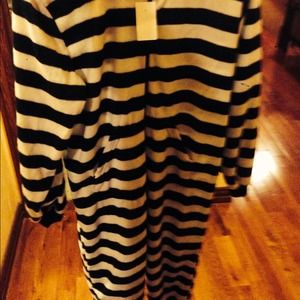 NWT cute panda B&W onesie pjs!