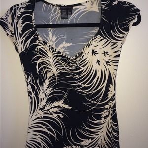 BCBG Maxazria blouse with rouching detail