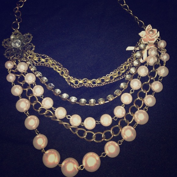 Vintage multi-strand necklace
