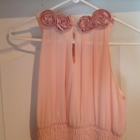 Baby Pink Chiffon Dress - Picture 2 of 3