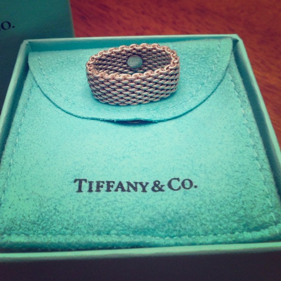 Authentic Tiffany's mesh ring