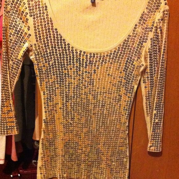 Gold sequin Express XS