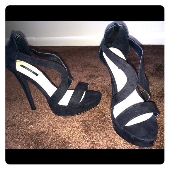 Black high heels