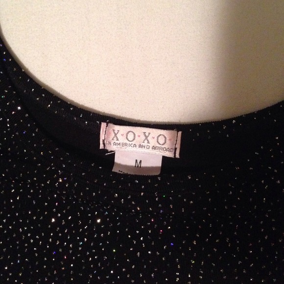 ✅Sold✅💥Reduced💥Sparkly Black Top ✨ - Picture 3 of 3