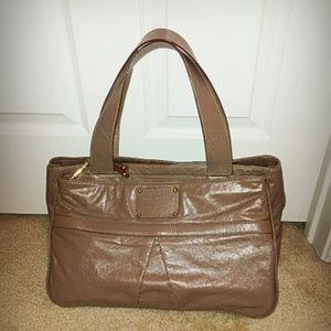 Marc Jacobs Patent Leather Taupe Bag