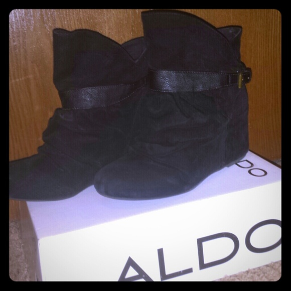 ALDO hidden wedge bootie