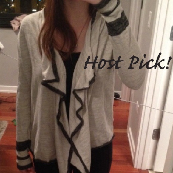 Loft open-front sweater