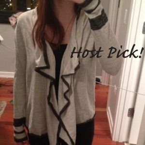 Loft open-front sweater
