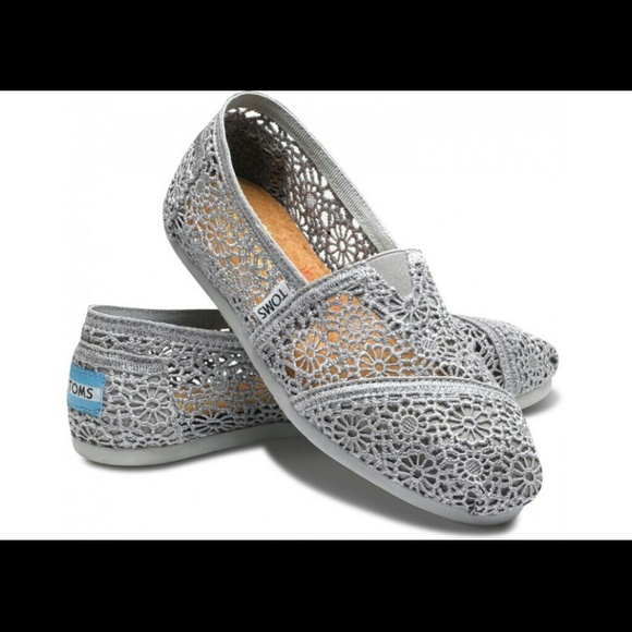 *TOMS SILVER CROCHET CLASSIC. *********reduced