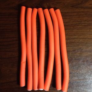 Foam curling rods