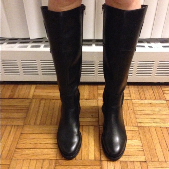 Eitenne Aigner Chasity Black Riding Boots