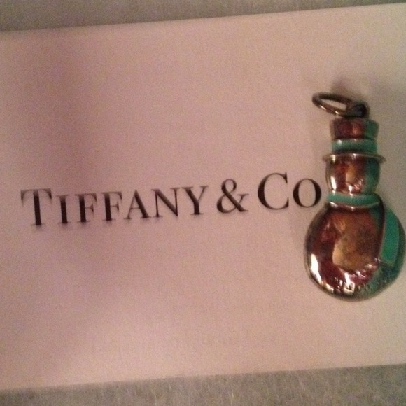 Tiffany snowman charm