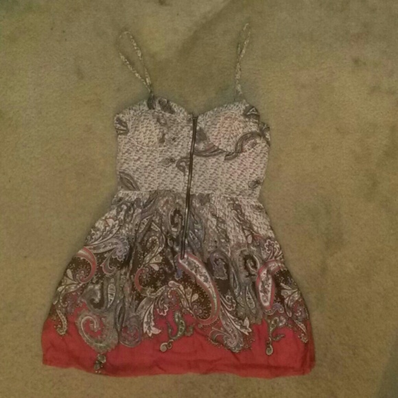 Forever 21 Dresses & Skirts - Paisley bustier top dress