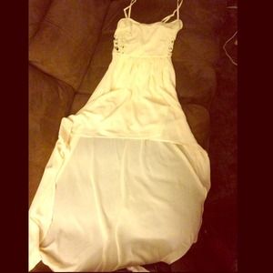 A high low cream dress from Forever21!