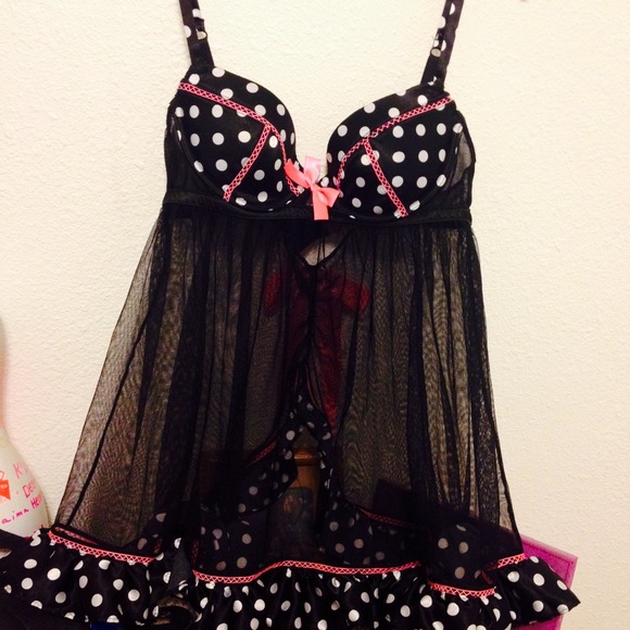 Mesh Babydoll Lingerie