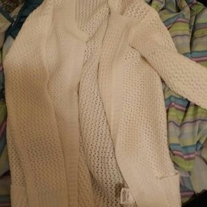 Long sleeve long knitted sweater