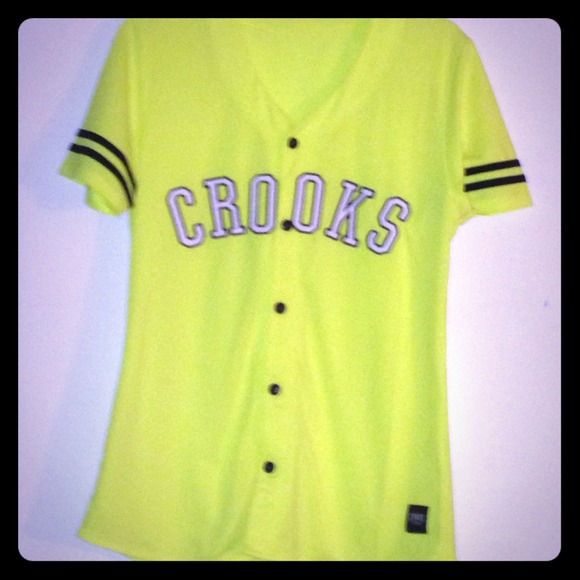 Crooks neon jersey from karmaloop - Picture 1 of 1