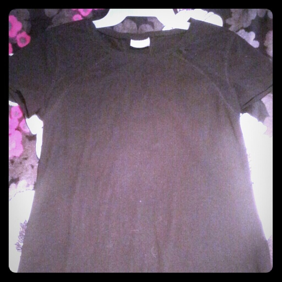 Black "workout" shirt