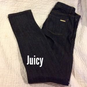 Juicy couture dark rinse skinny jeans size 26