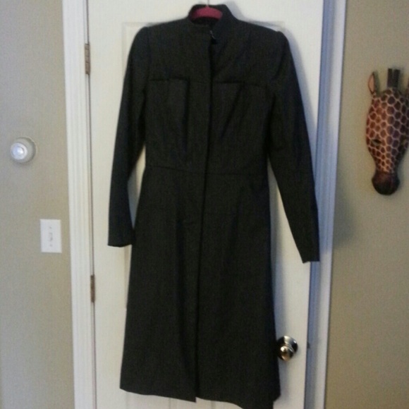 Alexander McQueen mandarin collar trench