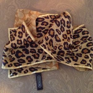 Coach Satin Scarf