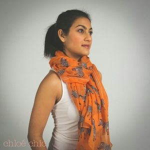 Unique animal printed scarf