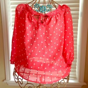 😱SOLD IN BUNDLE😱 GREAT CORAL SPRING TOP