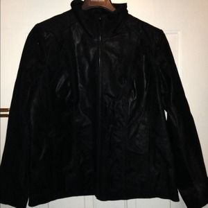 🎈REDUCED🍷NWT!  2x plus leather moto style jacket