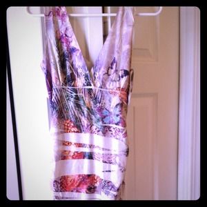 Flowered summer dress/ too can be worn versatile