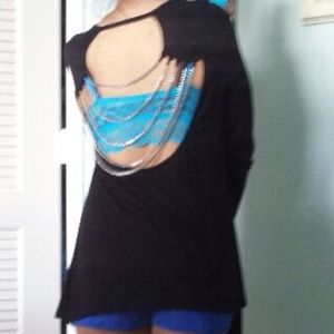 🔆NEW LISTING🔆Chain Detailed Open Back Cardigan