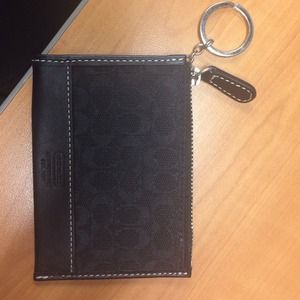 Coach key purse
