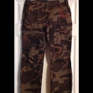 INC embellished Camo pants