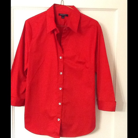 Banana Republic 3/4 sleeve cotton blouse LRG