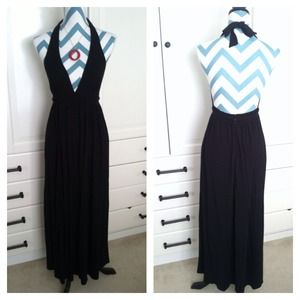Long black maxi