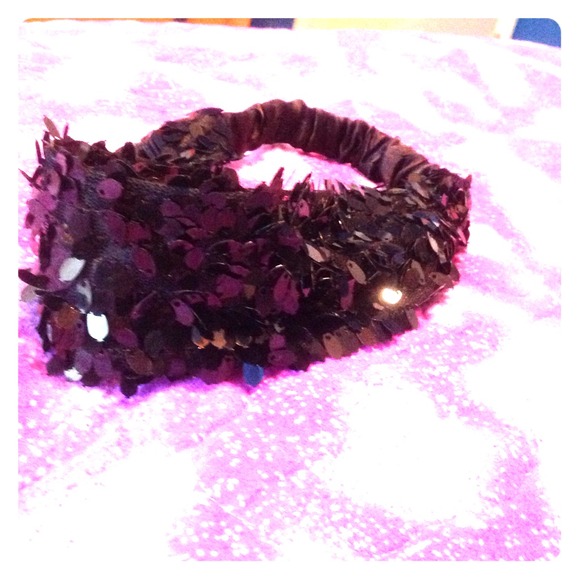 Black sequin headband - Picture 1 of 1