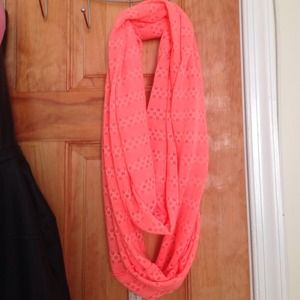 NEW PRICE ‼️Forever21 Neon Coral Scarf