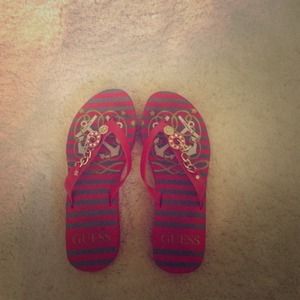 GUESS platform flip flops😍⚓️☀️