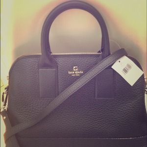 *Reduced!* Kate Spade Black Leather Satchel