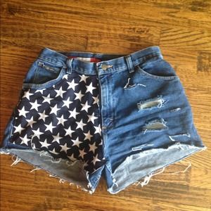 American flag shorts