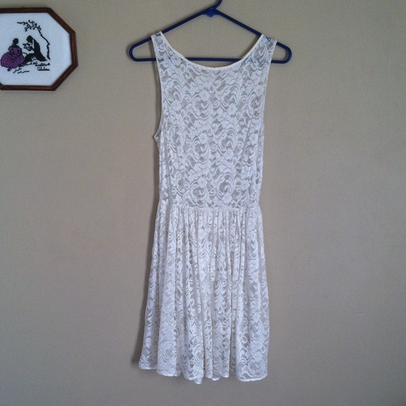 American Apparel sheer lace dress