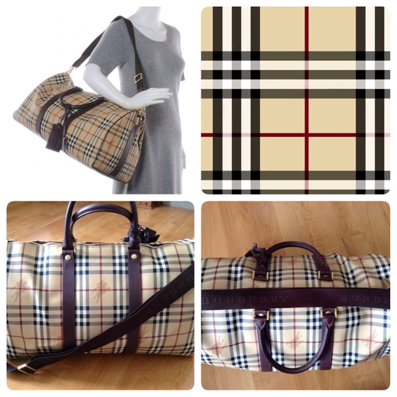Burberry Haymarket Duffle