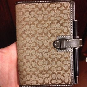 ❌Sold❌ Coach Planner Notebook Organiser with Pen