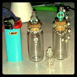 Crystal wish bottles