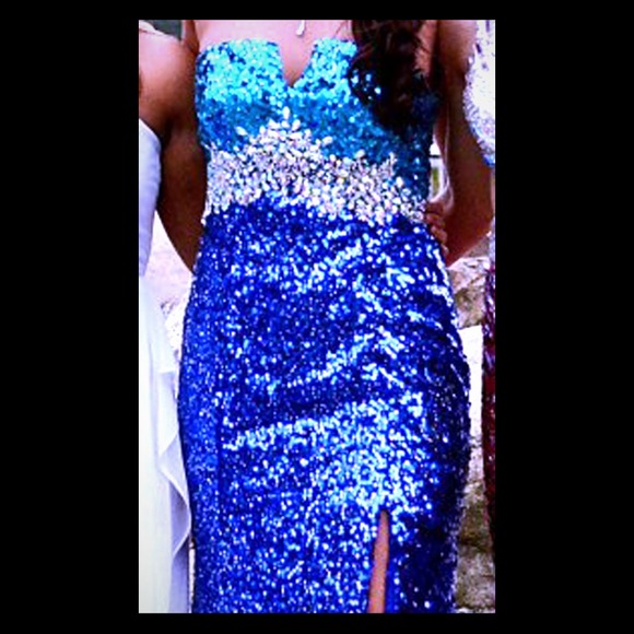 Gorgeous Sequin Prom Dress