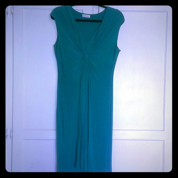 Comfortable green dress