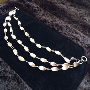 BUNDLED 4 CHRISTINE: AT necklace, camellia pin, KS