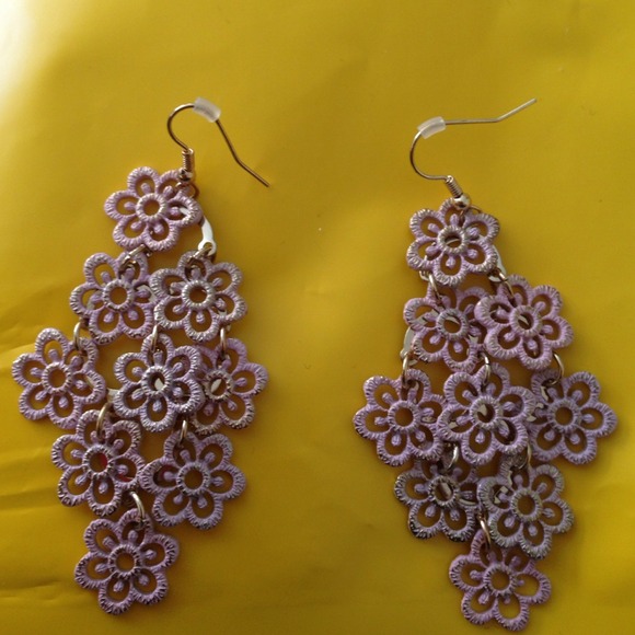 Pink ear rings