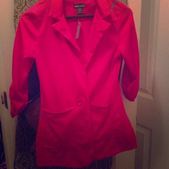New with tags red blazer