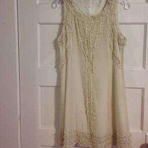 SOLD Cream lace dress